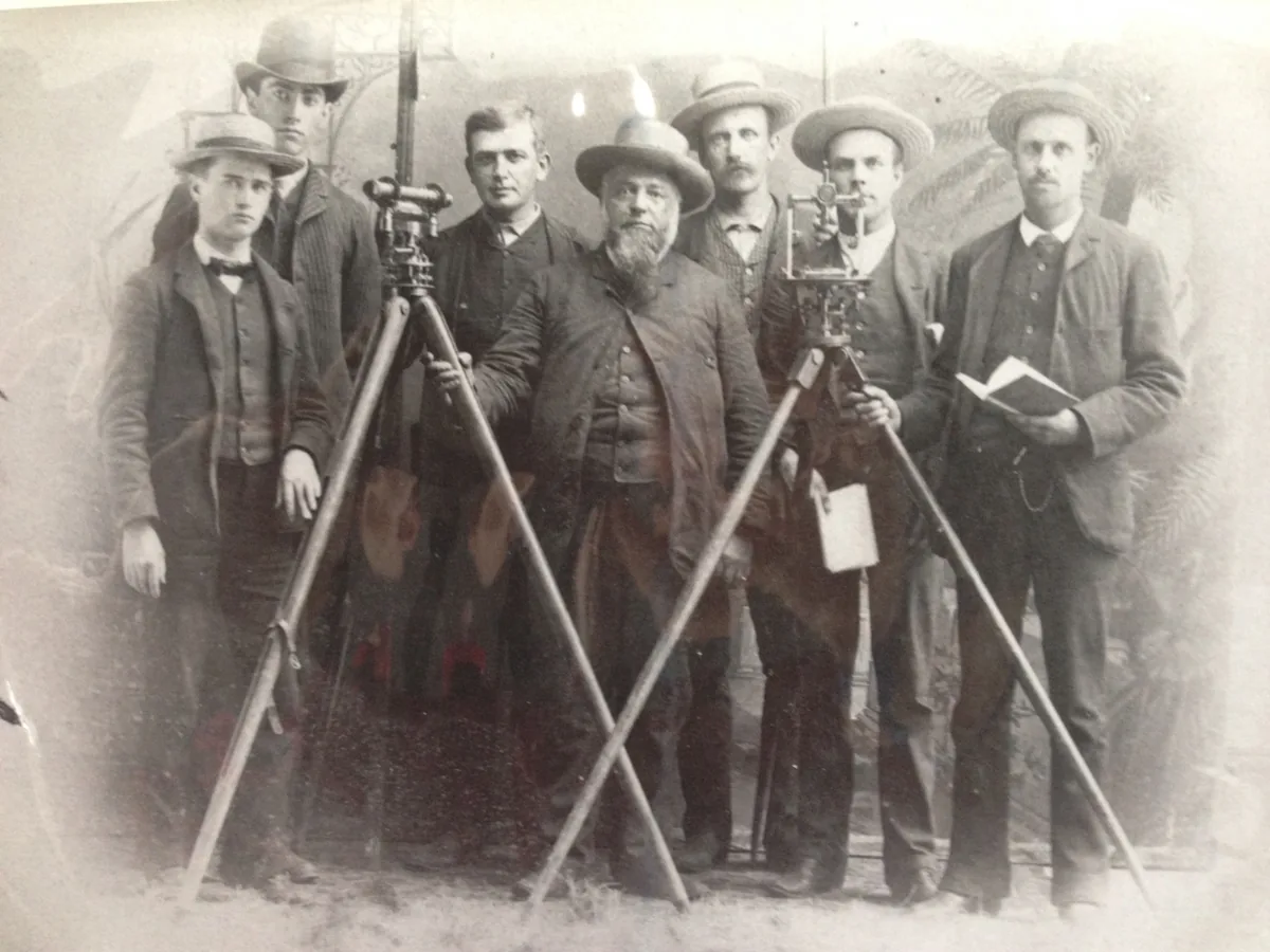 Historic surveyors at work — Proudfoot & Associates, founded 1887